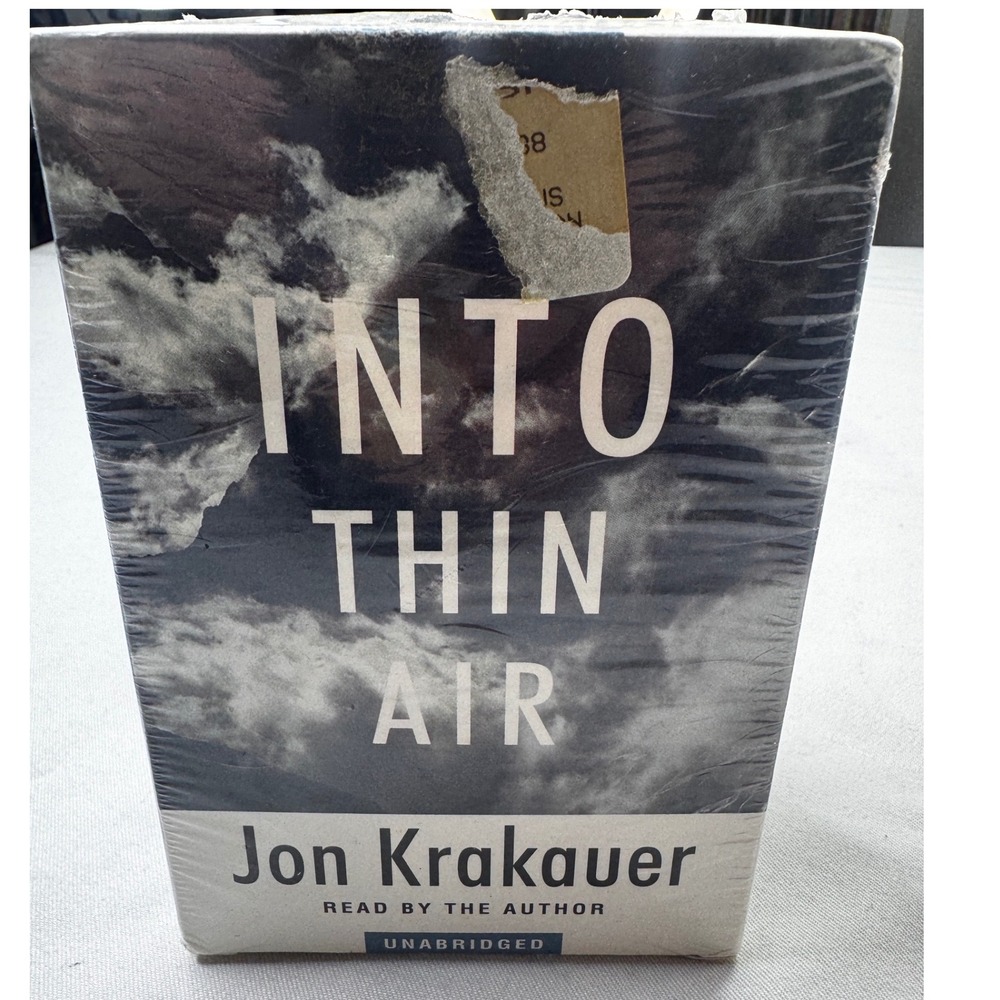 Into Thin Air Jon Krakauer Unabridged Audio Book 6 Cassettes‎ BDD Audio 1998 NEW